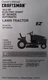 Sears Craftsman LT1000 18.5 h.p 46" Lawn Tractor 917.272121 Owner & Parts Manual