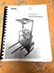 Crown Service & Parts Manual SP 3500 - Used