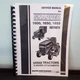 SNAPPER 1600 1650 1855 SERVICE MANUAL for Tractor Workshop 64 pages comb bound