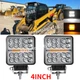 Flood LED work Lamp Assembly Fit CAT Skid loader 299D2 XHP 299D2 299D3 257D3
