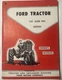 Ford Tractor Series 701 & 901 Owner's Manual 1959 Original