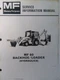 Massey Ferguson MF 60 Tractor Hydraulic Backhoe Loader Service Repair Manual