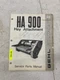 Gehl HA900 Hay Attachments Factory Shop Service Parts Manual SKU3