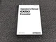 Hitachi EX150 Excavator Owner Operator Manual User Guide S/N 03443-