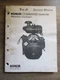 Kohler Command CH18-750 Horizontal Engine Service Manual Welder Garden Tractor