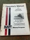 Massey Ferguson Operators Manual for MF 760 Combine (SN#: 1746 9413 and Later) 