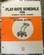 Kubota Flat Rate Schedule Manual Front Loader Model BF400G & BF500