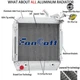 3-Row Radiator Fits Forklift Hyster H70XL H80XL H90XL H100XL H120XL #1452142