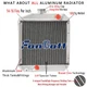 2~Row Aluminum Radiator Fits Yanmar Tractor YM1401,YM1502 YM1510 #121462-44500