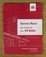 Original McCormick No. 45 Baler Operator's Manual International Harvester IH