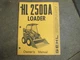 Gehl HL2500 A HL 2500 A skid loader owners & maintenance manual