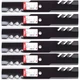 6PK Oregon G3 Gator Blade for 48" Ferris IS1500Z - 5900576, 5900588, 5900606