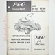Wheel Horse REO Models RR-66 & RE-66 Lawn Skiff Operation Service & Parts Manual