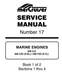 Mercruiser Service Manual #17 GM V-8 305 CID 5.0L 350 CID 5.7L PRIORITY MAIL