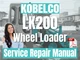 Kobelco Wheel Loader LK200 Service Repair Manual