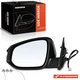 Driver Manual Folding Mirror with 6 pins for Toyota Highlander 2014-2018 Black