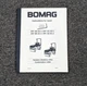 Bomag BW100AD-3 BW120AD-3 Tandem Vibratory Roller Shop Service Repair Manual