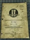 I&T FO-40 Ford Shop Service Manual Models 1100 1200 1300 1500 1700 1900