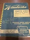 Waukesha 6-WAKD Engine Model Parts List