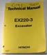 HITACHI EX220-3 Excavator Technical Shop Service Manual, KM-138E-00 T138E-00