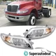 Fit International 4100 4200 4300 4400 8500 8600 Headlights Headlamps Pair RH+LH
