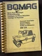 Bomag BW12R Pneumatic Tire Roller Parts Catalog Manual Book Guide Shop List