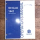 New Holland 1441 Mower Conditioner Operator's Manual's Dated 07/01 86630288