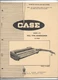 Original Case Model 575 Pull Type 15 foot Windrower Parts Catalog Number B1068