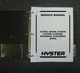Hyster E004 S70XM S80XM S100XM Gas Forklift Truck Shop Service Repair Manual