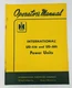 International Harvester UD-236 And UD-282 Power Units Operators Manual