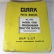 CLARK MICHIGAN Model 475B Tractor Shovel Parts Manual