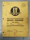 MF-20 I&T SHOP MANUAL MASSEY FERGUSON TRACTOR'S
