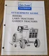 1988 Cub Cadet Riders Lawn & Garden Tractors Attachment Guide 1572 1204 882 1720