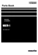 Komatsu WA70-1 Wheel Loader Parts Catalog Manual SN 10001-UP