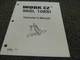 Work EZ 96SI 108SI Heavy Duty Rear Blade Owner Operator Manual PN 84148936 xo