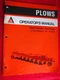 1977 ALLIS CHALMERS 2500 SERIES PULL TYPE 5 to 8 BOTTOM PLOW OPERATORS MANUAL